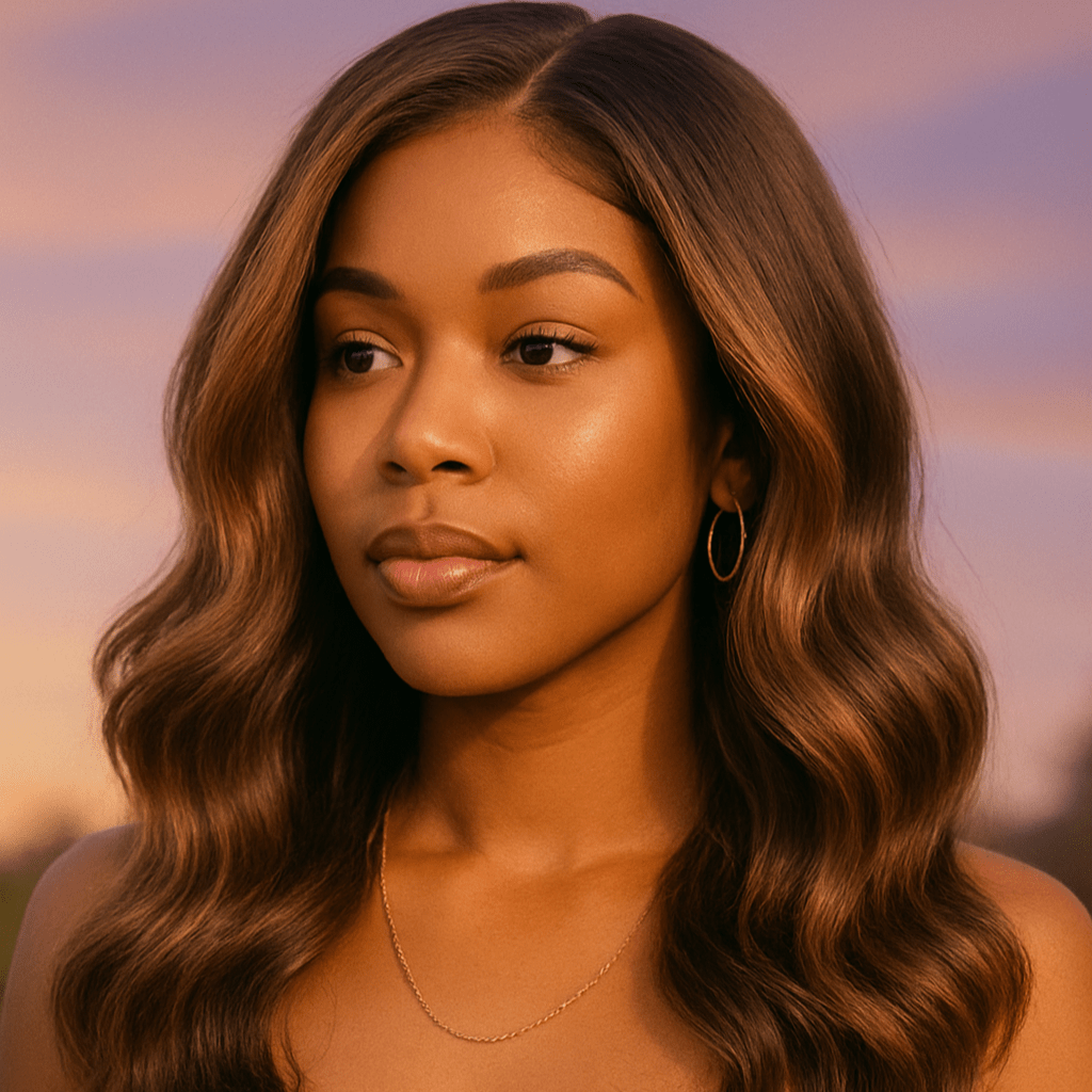 Brown Sugar Bounce – 26" Loose Wave Lace Front Wig (Chocolate Brown) - Crown'd Cuties