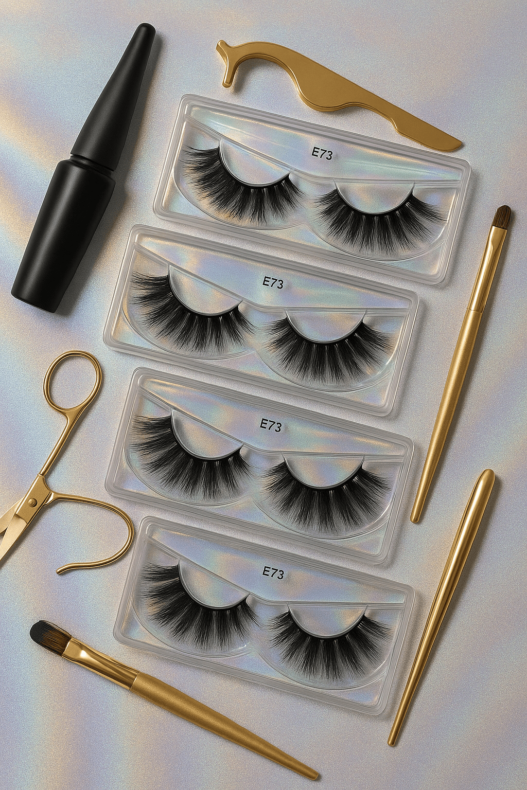 Halo Flex – E73 Holographic Glam Lash - Crown'd Cuties