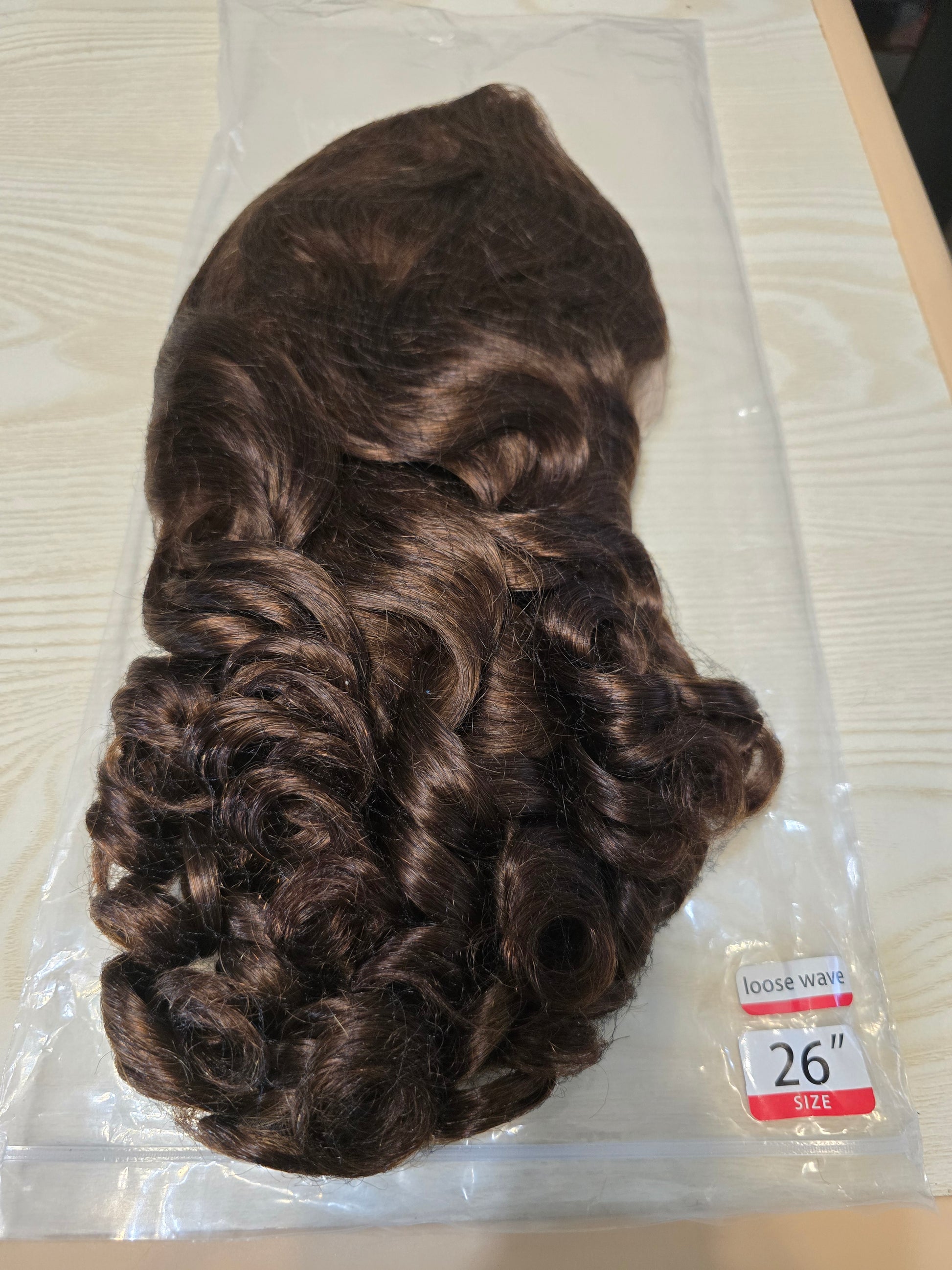 Brown Sugar Bounce – 26" Loose Wave Lace Front Wig (Chocolate Brown)
