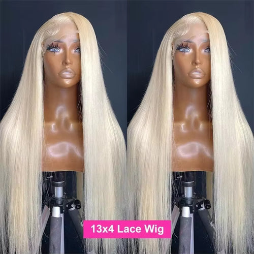 "613 Blonde Brazilian Straight 13x4 Lace Front Wig – Human Hair"
