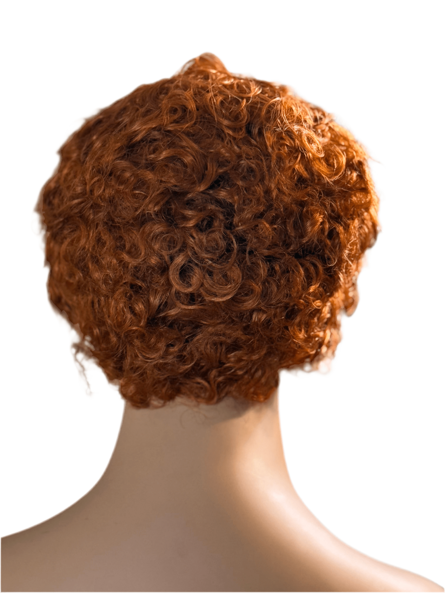 Spice Pixie – 8" Curly Lace Front Wig (Copper Red) - Crown'd Cuties