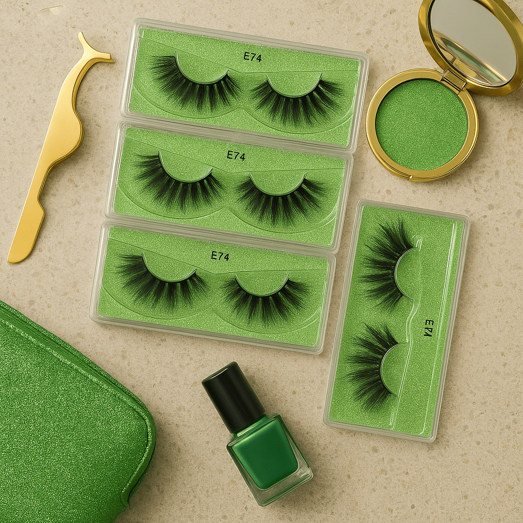 Lush Lime – E74 Green Fantasy Lash - Crown'd Cuties