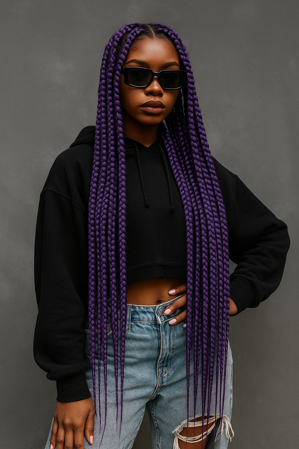Plum Passion – Jumbo Braiding Hair