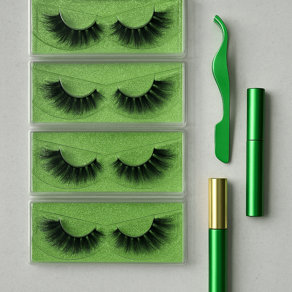 Lush Lime – E74 Green Fantasy Lash - Crown'd Cuties