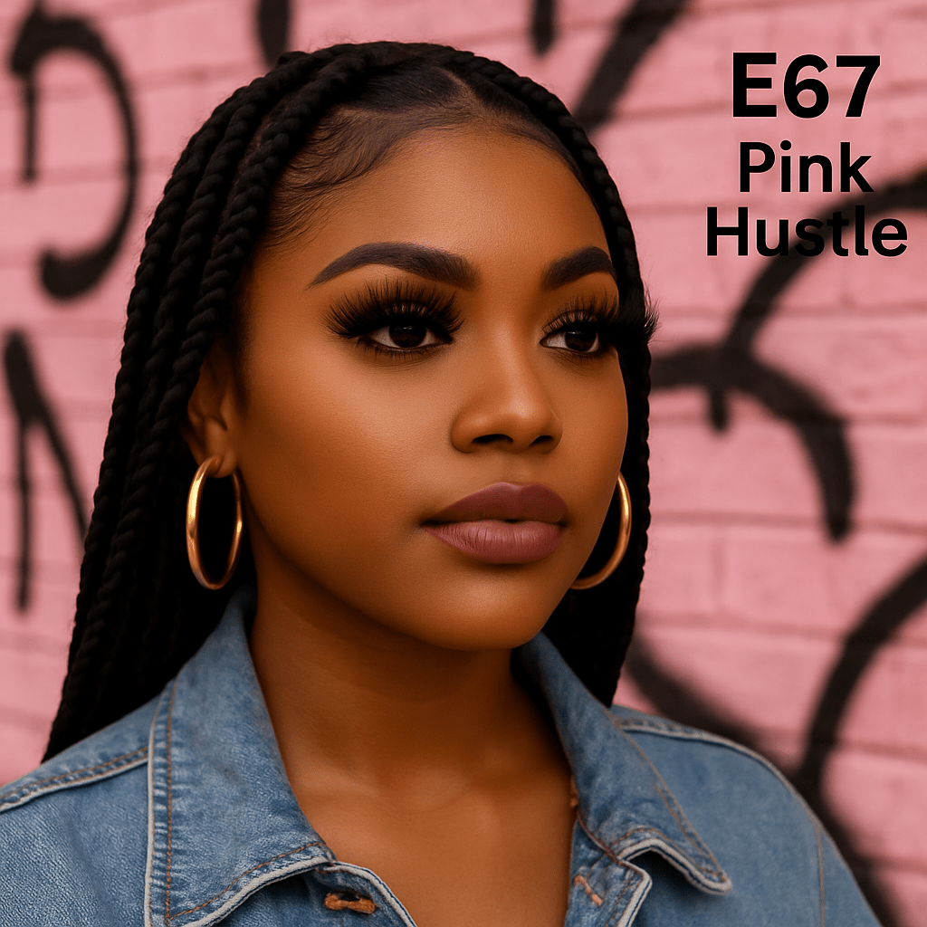 Pink Hustle – E67 Luxe Strip Lash - Crown'd Cuties