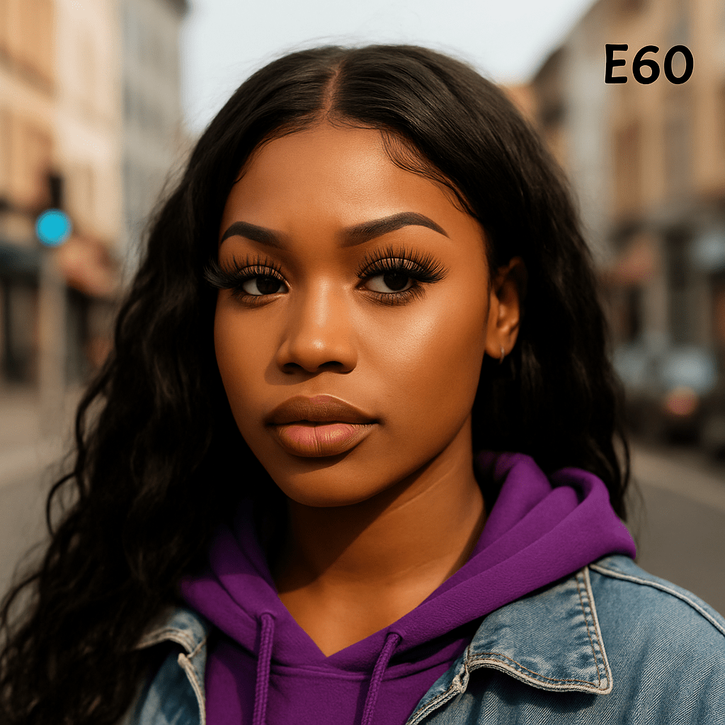 Royal Flutter – E60 Luxe Strip Lash - Crown'd Cuties
